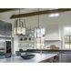 Arc 4 Light 18.7 inch Black Pendant Ceiling Light