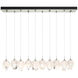 Chrysalis 10 Light 8.5 inch Sterling Pendant Ceiling Light in White Crystal, Small