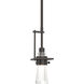 Erlenmeyer 1 Light 3.3 inch Oil Rubbed Bronze Mini Pendant Ceiling Light, Small