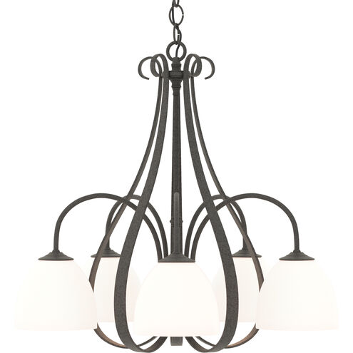 Sweeping Taper 5 Light 24 inch Natural Iron Chandelier Ceiling Light
