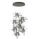 Tura 9 Light 29.6 inch Natural Iron Pendant Ceiling Light, Standard