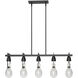 Apothecary 5 Light 40.5 inch Black Pendant Ceiling Light