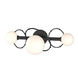 Olympus 3 Light 21.8 inch Black Bath Sconce Wall Light