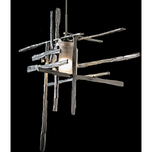 Tura 1 Light 16.4 inch Sterling Mini Pendant Ceiling Light