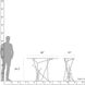 Brindille 46 X 16 inch Dark Smoke Console Table in Maple Espresso, Wood Top
