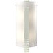 Forged Vertical Bar 2 Light 7.5 inch Sterling ADA Sconce Wall Light