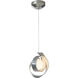 Riza 1 Light 9.1 inch Sterling Mini Pendant Ceiling Light