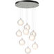 Fritz 9 Light 20.5 inch Sterling Pendant Ceiling Light, Standard