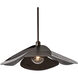 Hana 1 Light 29.2 inch Black Pendant Ceiling Light, Large