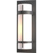 Banded 1 Light 20.8 inch Coastal Natural Iron Outdoor Sconce, Large