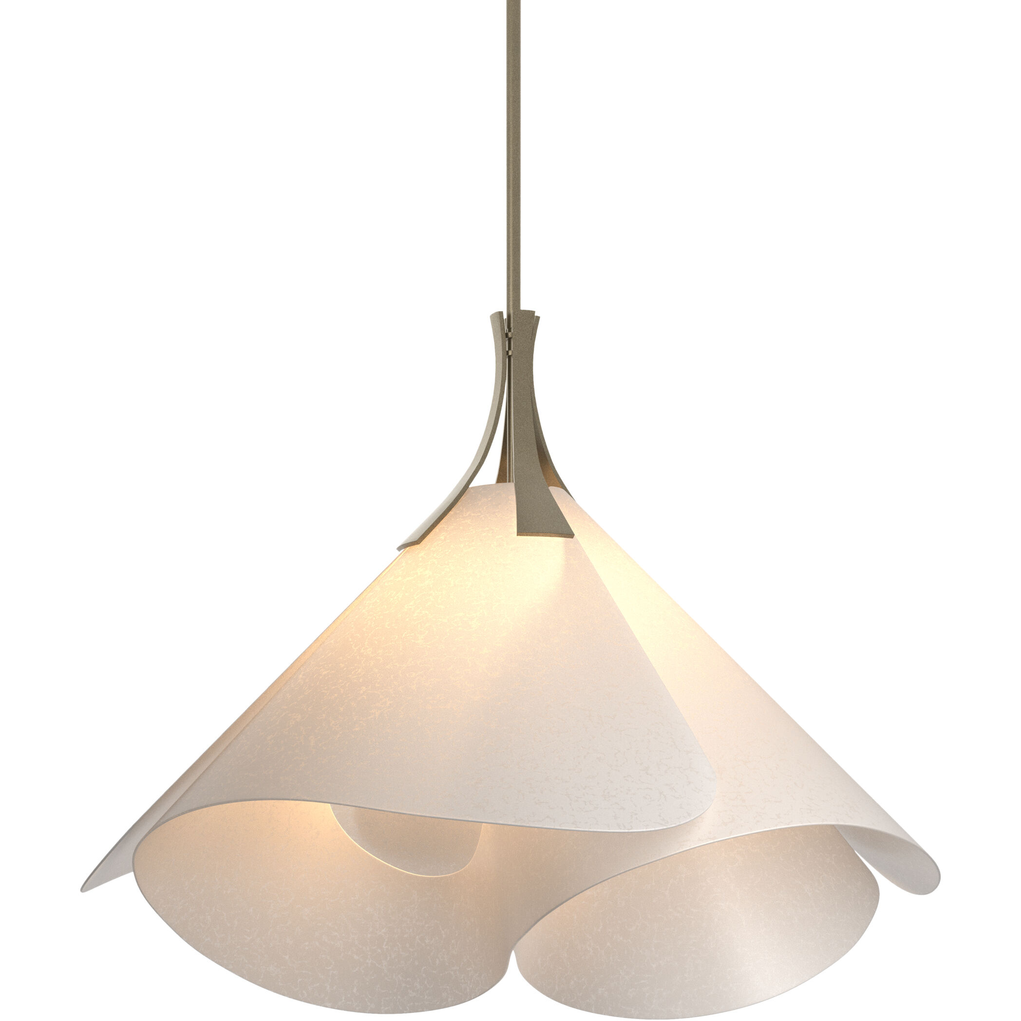 Mobius 1 Light 25.4 inch Soft Gold Pendant Ceiling Light, Large