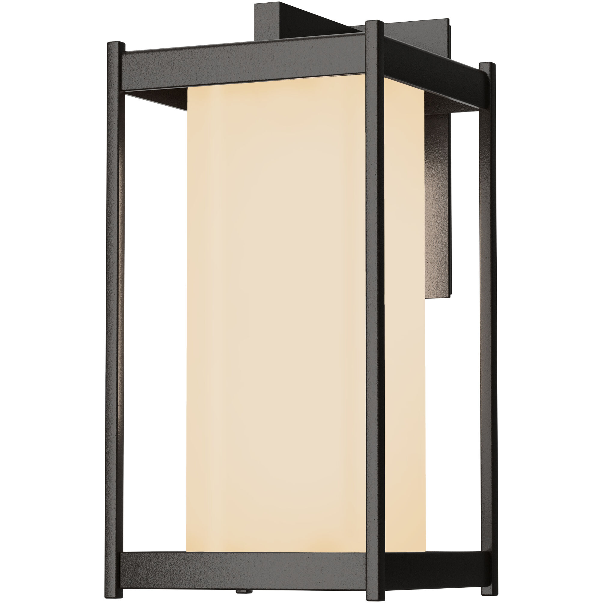 Cela 1 Light 16.3 inch Coastal Oil Rubbed Bronze Outdoor Sconce in Opal, Large