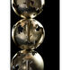 Pangea 32.6 inch 60 watt Modern Brass and Black Table Lamp Portable Light in Modern Brass/Black