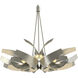 Corona 6 Light 35.1 inch Sterling Dining Pendant Ceiling Light, Large