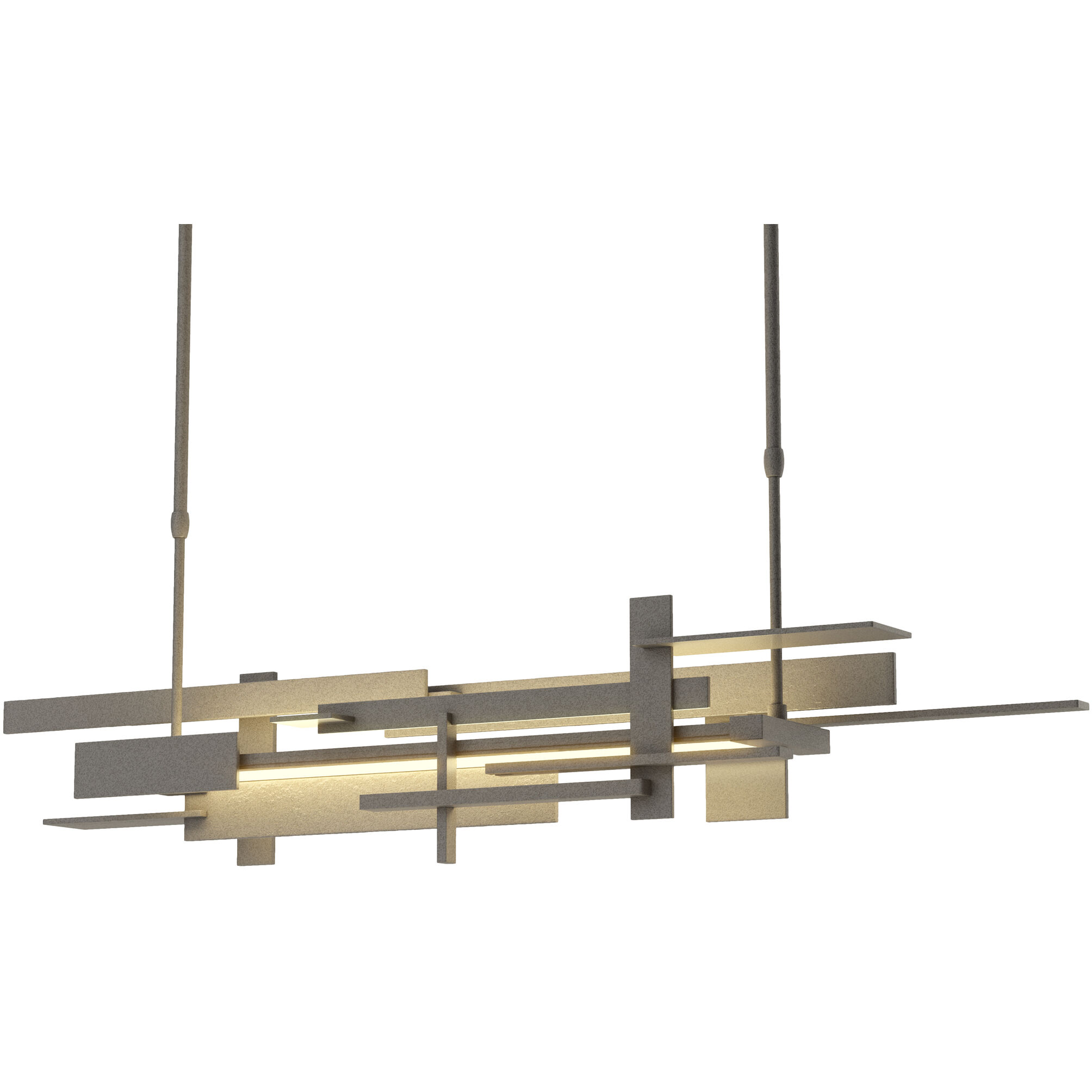 Planar LED 42.3 inch Natural Iron Pendant Ceiling Light, Large