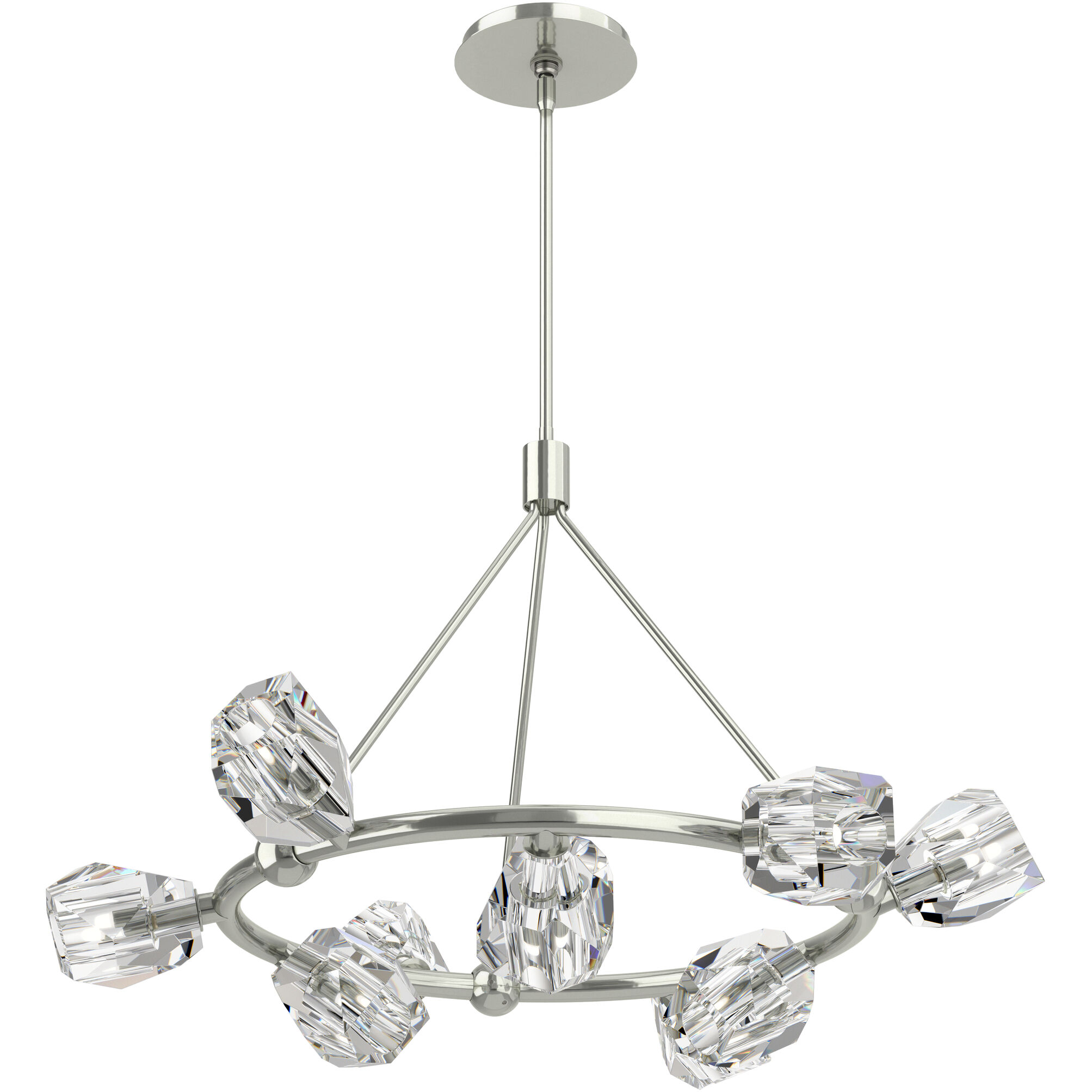 Gatsby 9 Light 31.7 inch Sterling Ring Pendant Ceiling Light