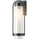 Alcove 1 Light 19.6 inch Coastal Black Outdoor Sconce in Frosted, Medium