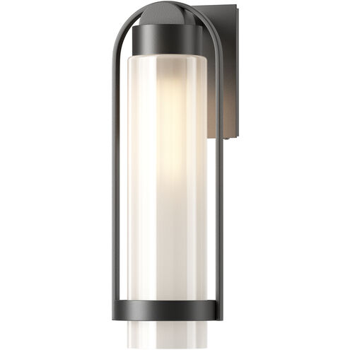 Alcove 1 Light 19.6 inch Coastal Black Outdoor Sconce in Frosted, Medium