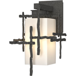Tura 1 Light 13.6 inch Coastal Natural Iron Outdoor Sconce, Small