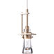 Erlenmeyer 1 Light 3.3 inch Soft Gold Mini Pendant Ceiling Light
