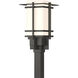 Tourou 1 Light 14.2 inch Coastal Natural Iron Outdoor Post Light
