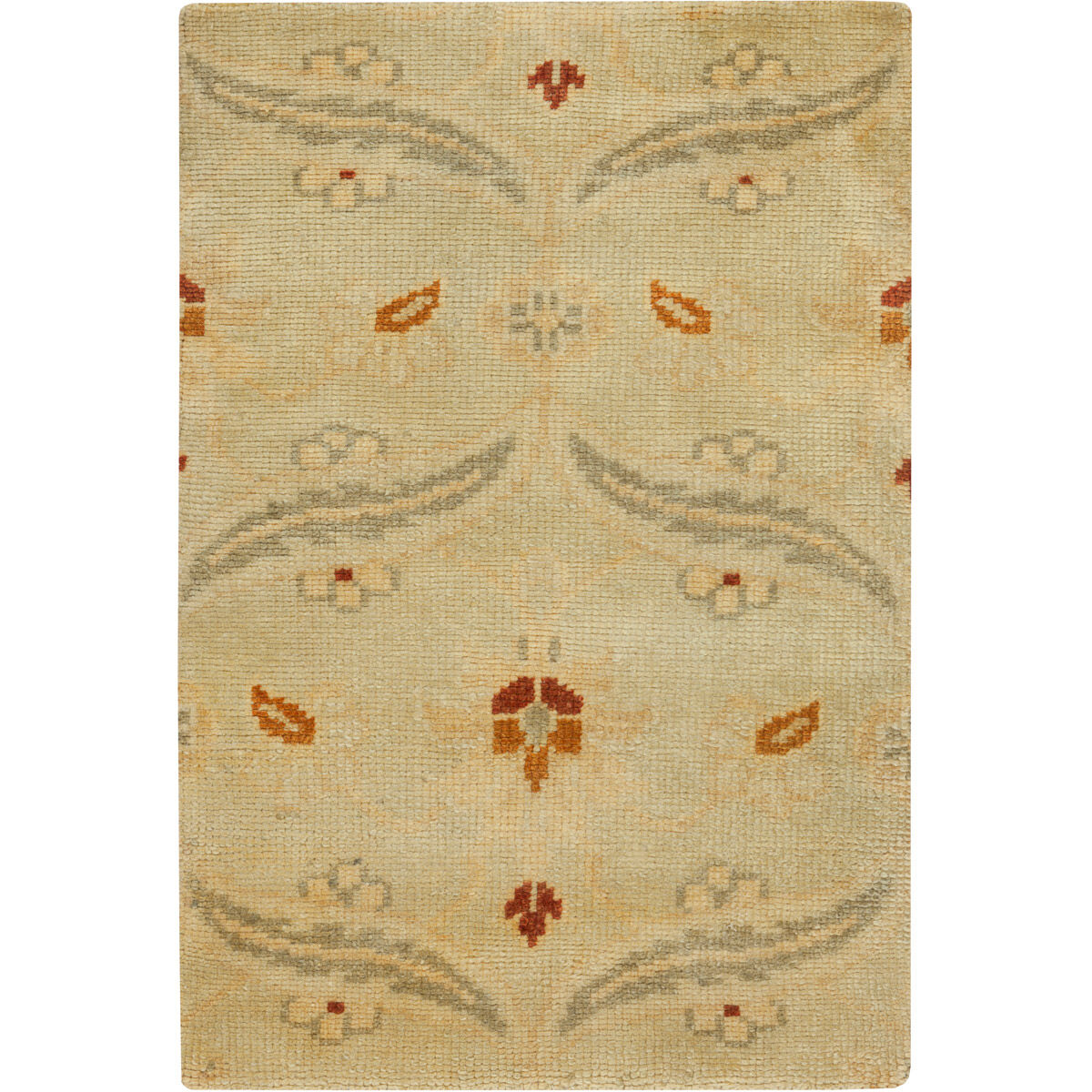 Ainsley 36 X 24 inch Lime, Burnt Orange, Wheat Rug