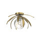 Dahlia 1 Light 21.30 inch Semi-Flush Mount