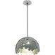 Pangea 1 Light 15.3 inch Vintage Platinum Pendant Ceiling Light