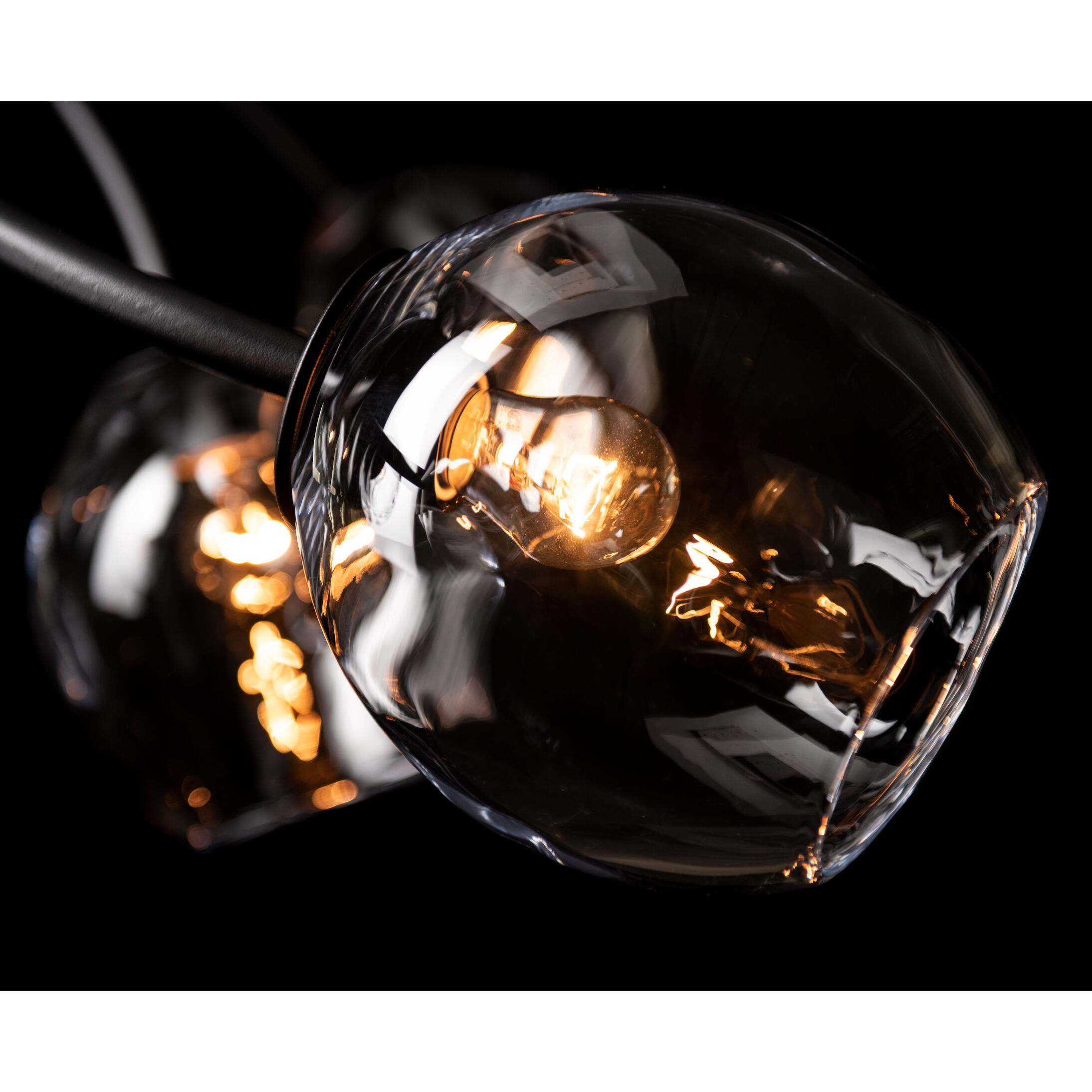 Vine 7 Light 49.3 inch Black Pendant Ceiling Light