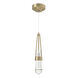 Link 1 Light 2.9 inch Modern Brass Mini Pendant Ceiling Light