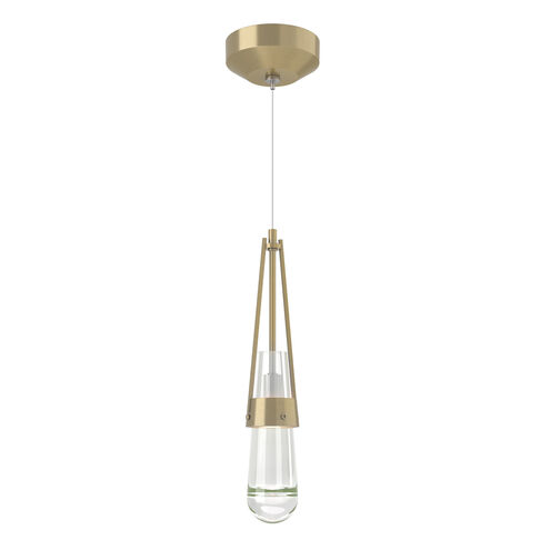 Link 1 Light 2.9 inch Modern Brass Mini Pendant Ceiling Light