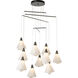 Mobius 10 Light 39.2 inch Bronze Mobile Pendant Ceiling Light