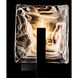 Arc 1 Light 6 inch Black Bath Sconce Wall Light, Small