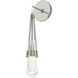 Link 1 Light 5.5 inch Sterling Sconce Wall Light, Low Voltage