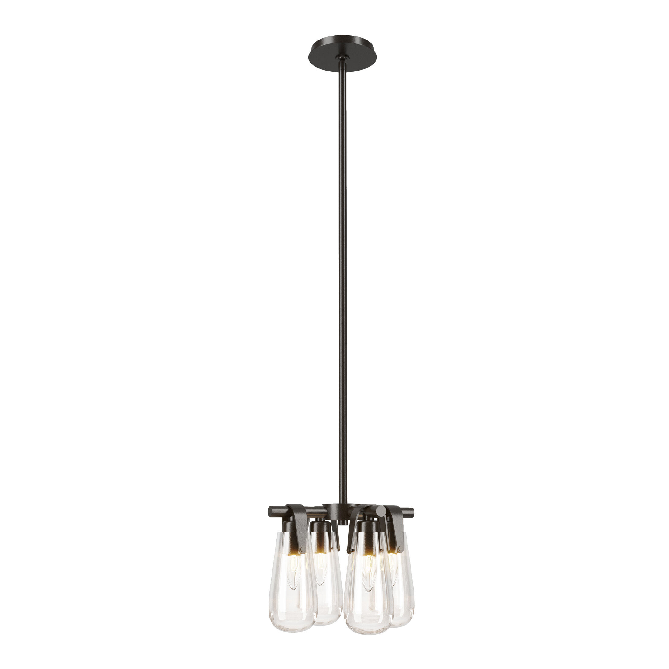 Eos 4 Light 11.6 inch Oil Rubbed Bronze Semi-Flush/Pendant Ceiling Light