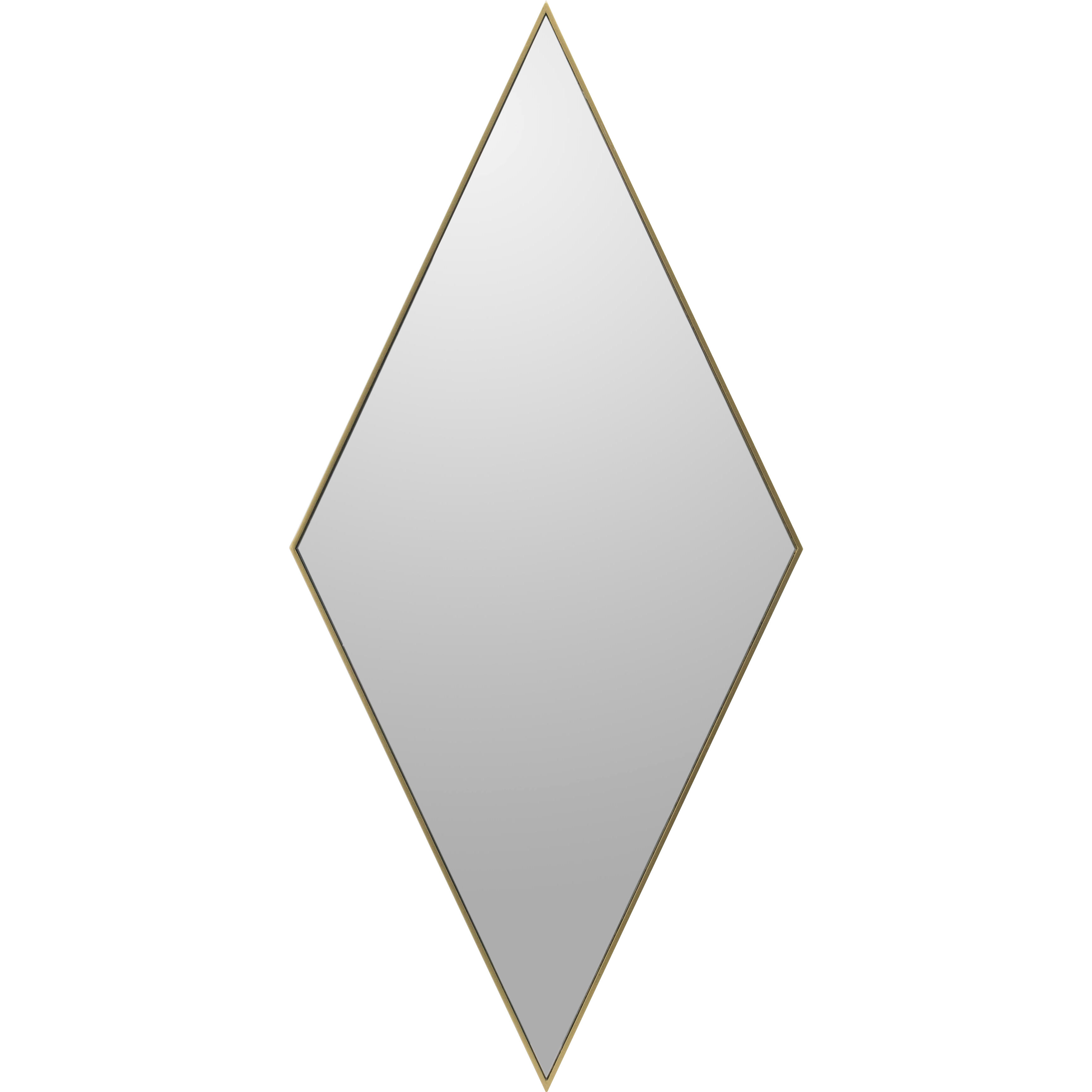 Diamond 40.4 X 18.9 inch Gold/Silver Wall Mirror