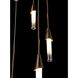 Lilium 5 Light 12.3 inch Bronze Multi-Light Pendant Ceiling Light