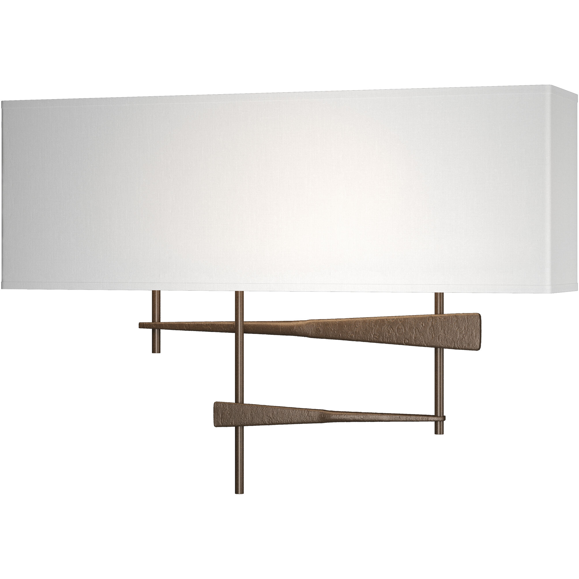 Cavaletti 2 Light 16.5 inch Bronze ADA Sconce Wall Light in Natural Anna