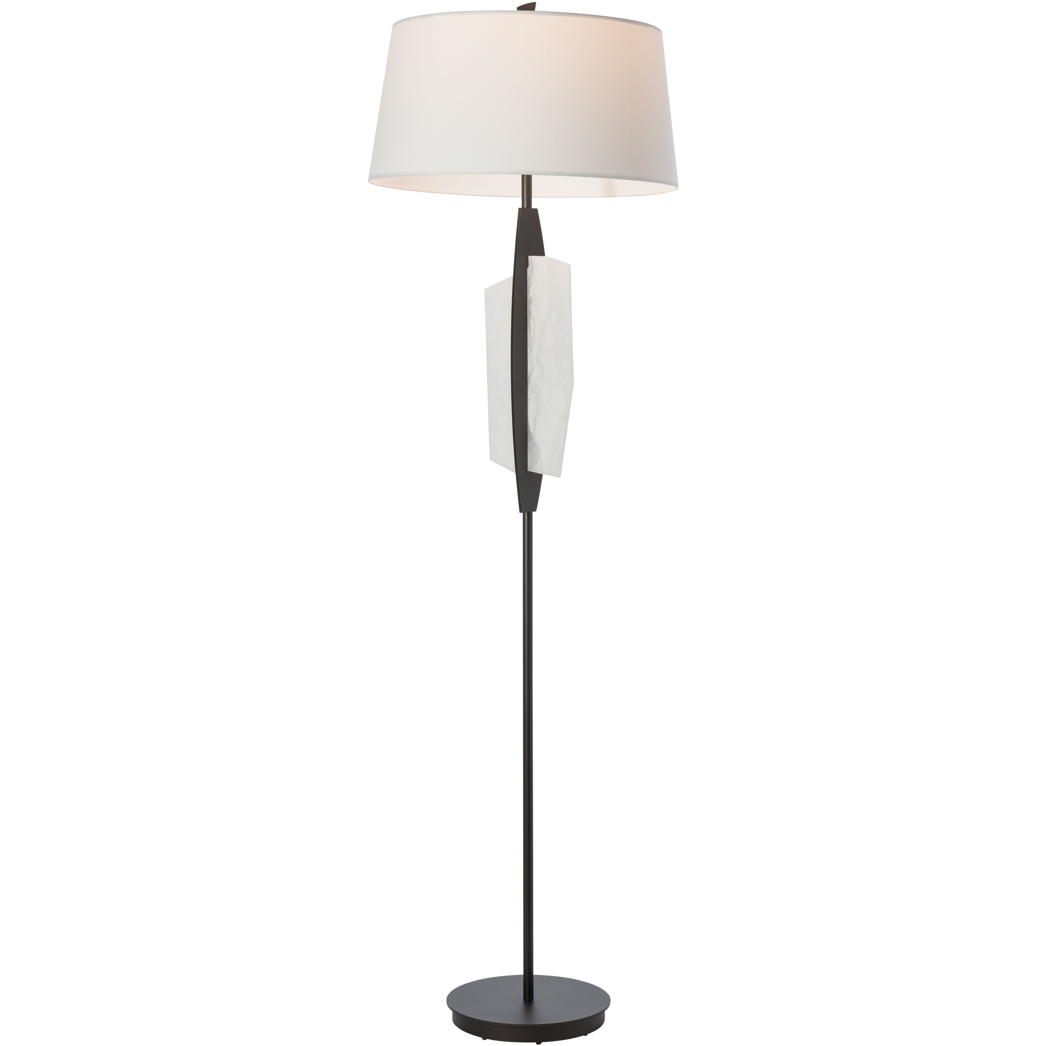 Volterra 73.6 inch 60.00 watt Vintage Platinum Floor Lamp Portable Light