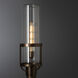 Alcove 1 Light 22.4 inch Coastal Bronze Outdoor Post Light in Clear