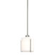 Exos 1 Light 6 inch Sterling Mini Pendant Ceiling Light, Small