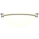 Moonband 3 Light 15.9 inch Dark Smoke Semi-Flush Ceiling Light in Opal, Large
