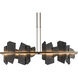 Ardesia Linear Pendant Ceiling Light in Bronze