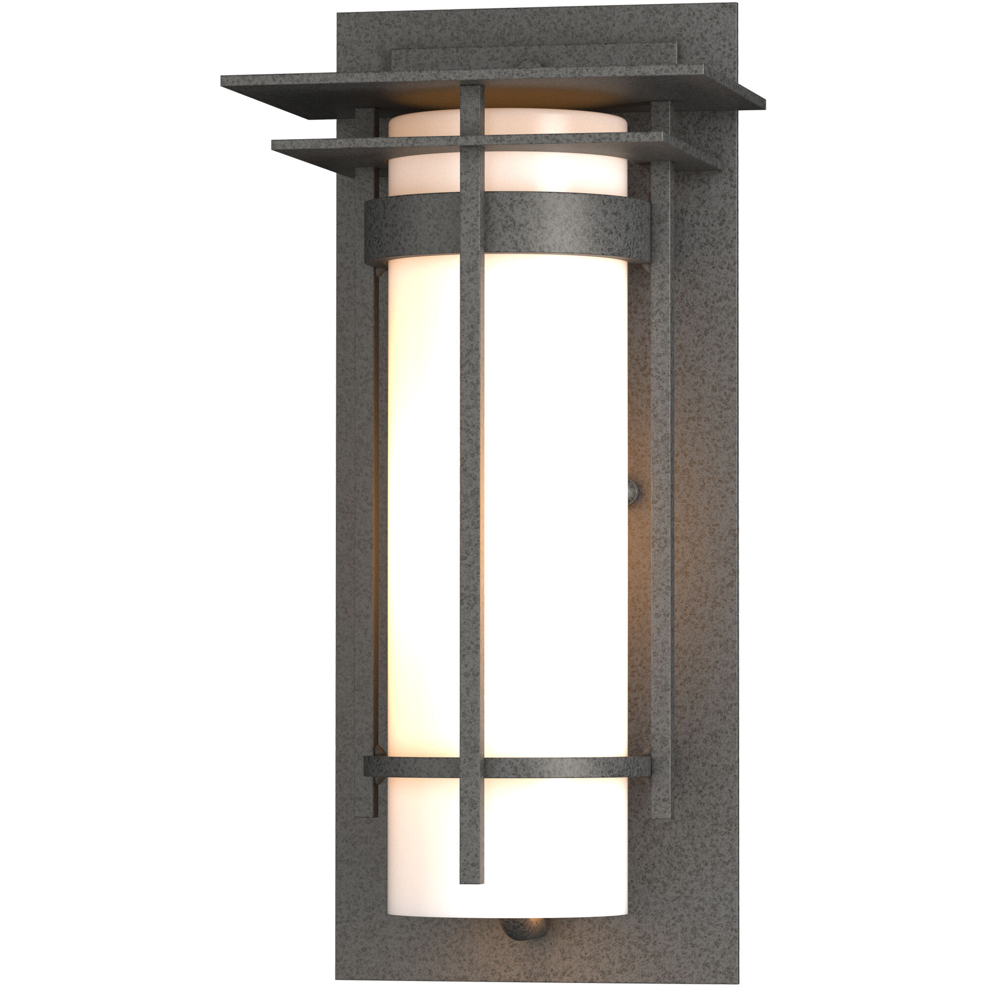 Banded 1 Light 12.5 inch Coastal Natural Iron Outdoor Sconce, Small