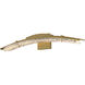 Glissade LED 30 inch Modern Brass Bath Sconce Wall Light