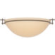 Moonband 3 Light 15.9 inch Bronze Semi-Flush Ceiling Light in Sand, Large