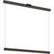 Art + Alchemy Fold LED 1.4 inch Black Pendant Ceiling Light