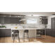 Glissade LED 4.1 inch Vintage Platinum Pendant Ceiling Light, Large