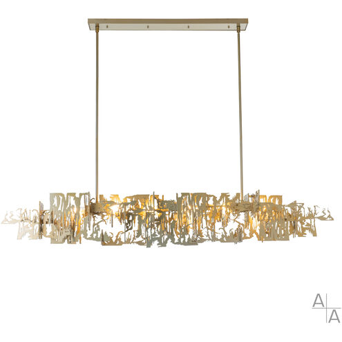 Brutus 6 Light 63 inch Dark Smoke Pendant Ceiling Light, Large