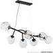 Vine 7 Light 49.3 inch Black Pendant Ceiling Light